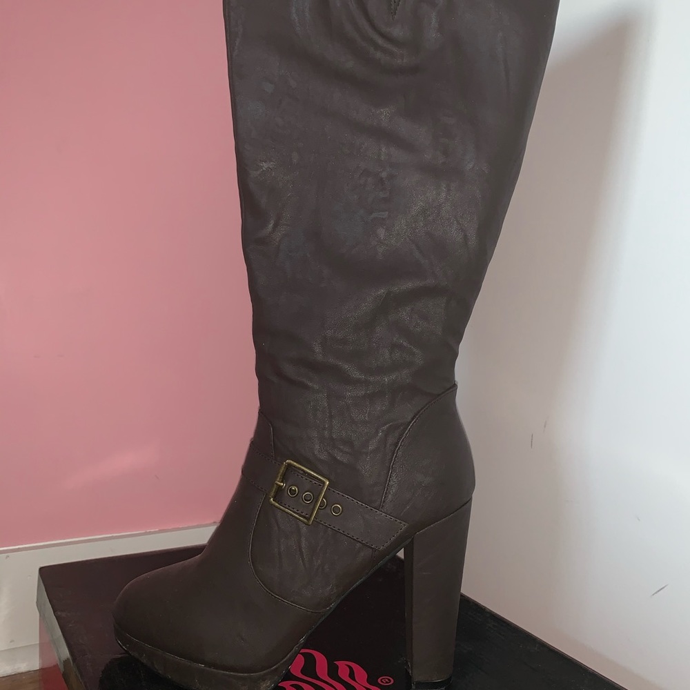 Wide Calf Knee High Boots